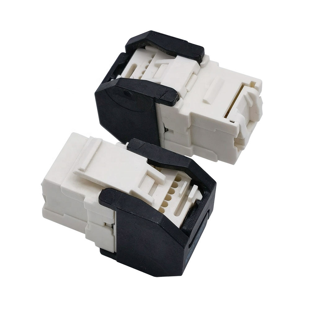 Модульный домкрат UTP Keystone Jack 3M Cat6, 180 градусов, UTP RJ45 Cat6