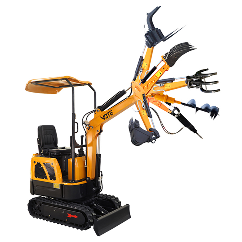 VTW-10 1000 кг экскаватор 1 тонна подъемник с 11,7 HP носорога Мини Гидравлический Гусеничный мини-экскаватор машина экскаваторы цена от производителя