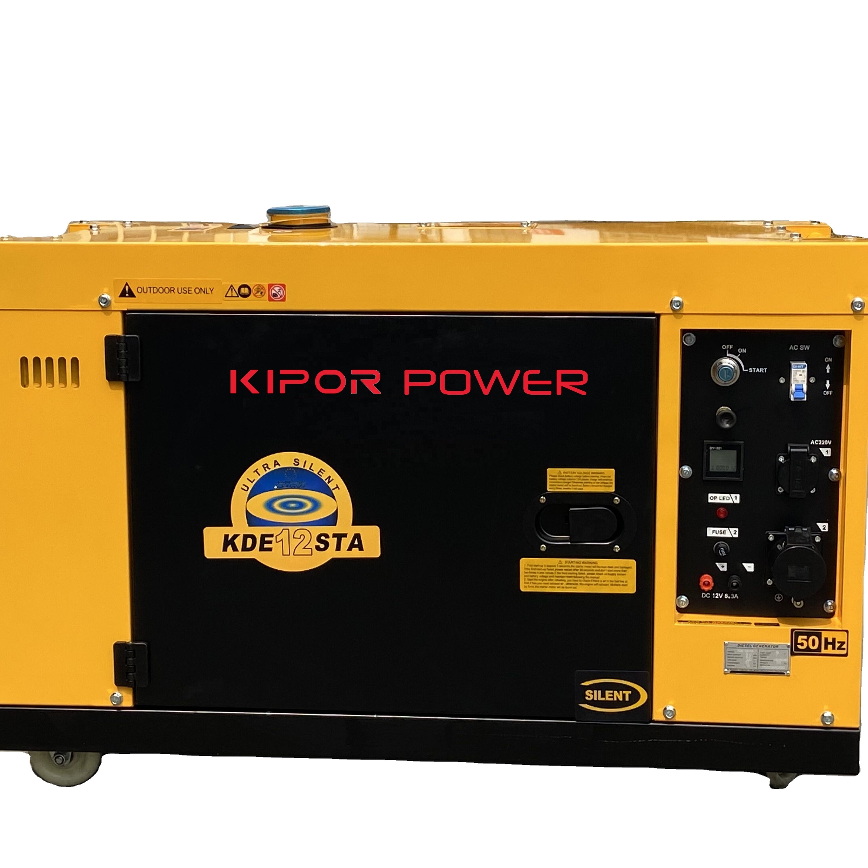 Бесшумный дизельный генератор KIPOR POWER, хорошая цена, 8 кВт