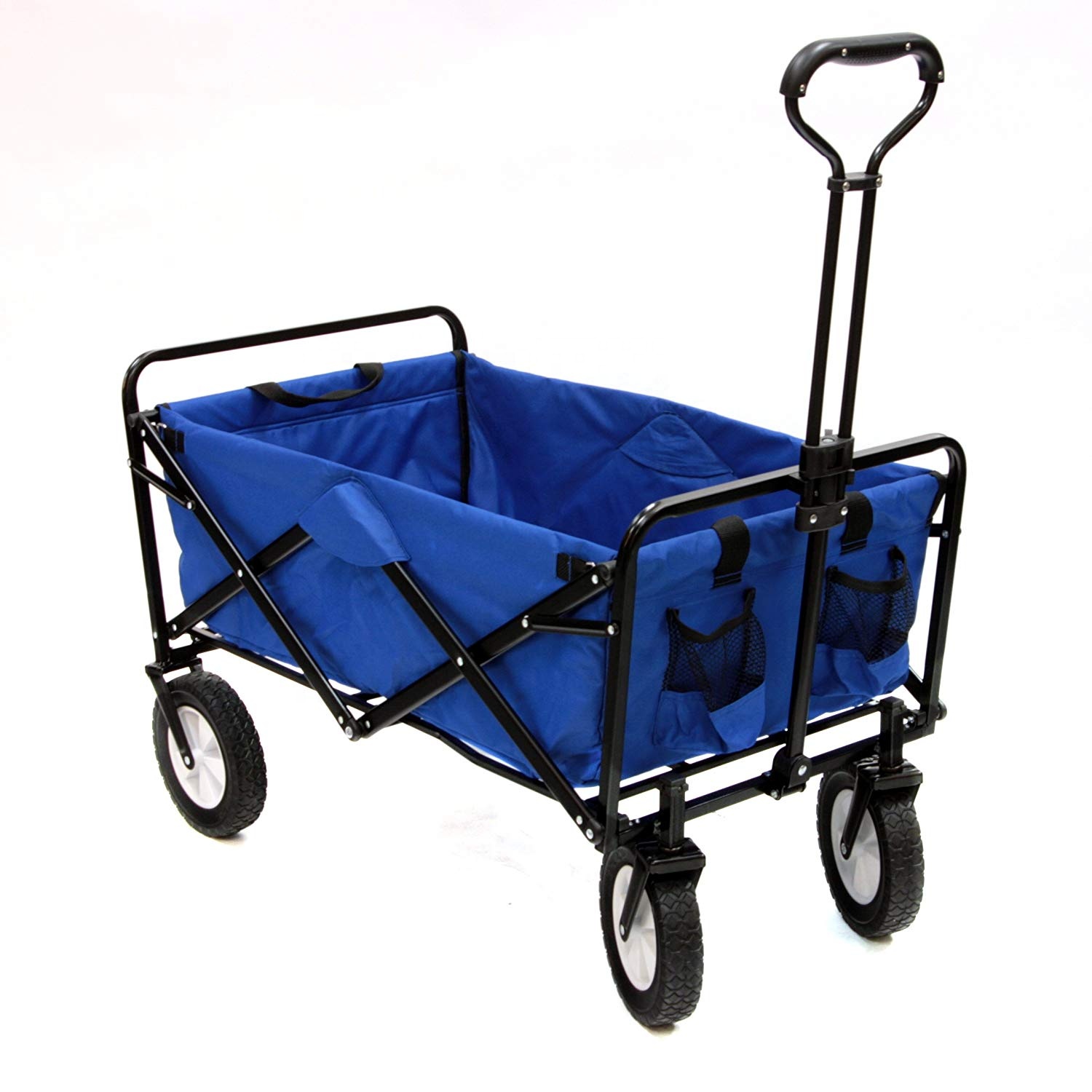 Тележка сброса Heavy Duty колеса садовый складной Открытый Утилита Wagon пляж вагон