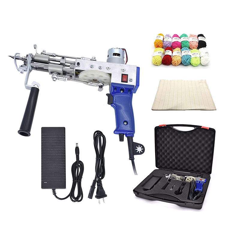 2021 Agreat Adjustable Fabric Carpet Making Manufacturer Machine Pile Hand Tufting Gun Cut And Loop