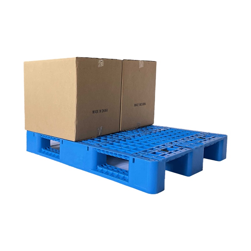 4-Way 1200*800*150 mm HDPE / PP 3-Runners plastic storage euro pallet single faced plastic pallet