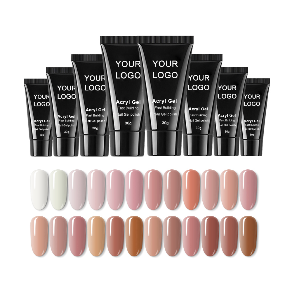 Tenteu поли гель без сколов high gloss цвета Акриловые poligel с частной этикеткой