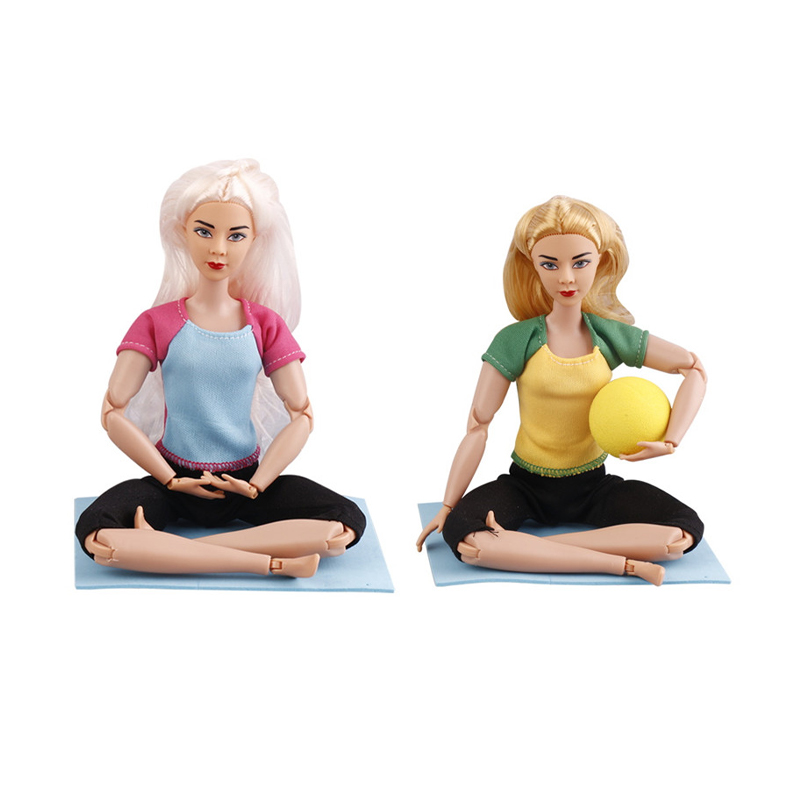 2022 hot sale 21 made to move joint movable yoga toy dolls for girls