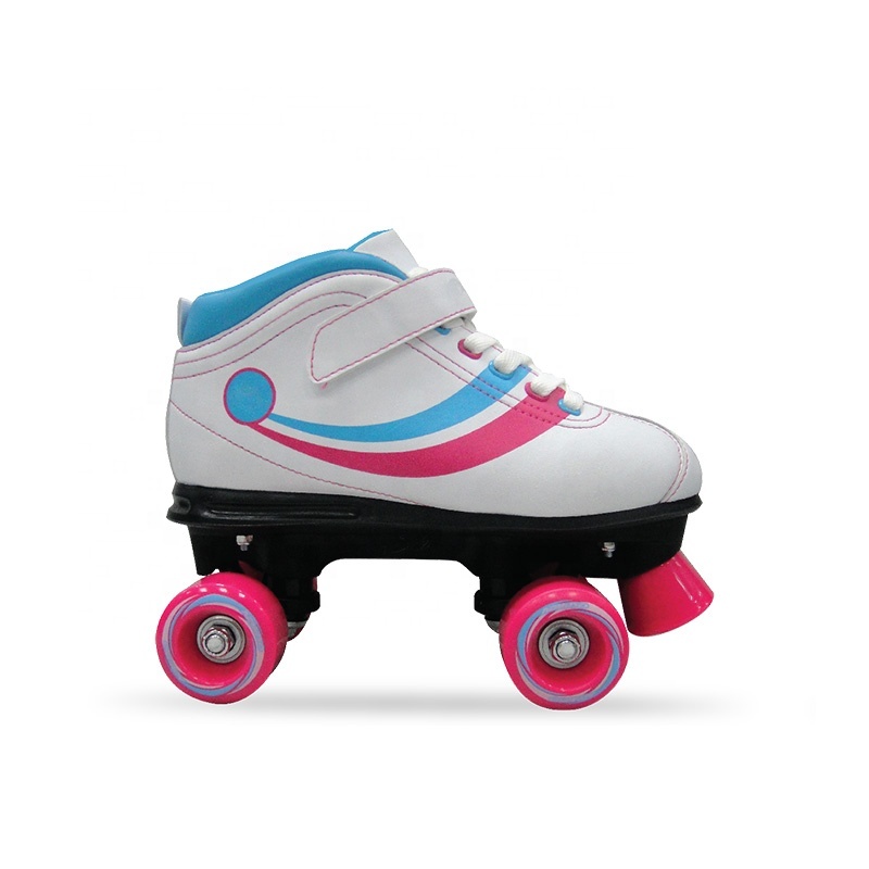 High Quality Professional PU Wheels Skates Quad Roller Skates Shoes
