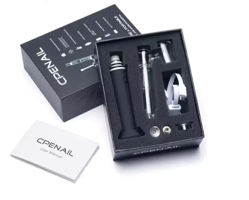 Оптовая продажа Оригинальный Kanboro Cpenail DAB Pen Kit Rig Gr2 чистый титановый керамический кварцевый портативный восковой испаритель H Nail & нагревательная головка