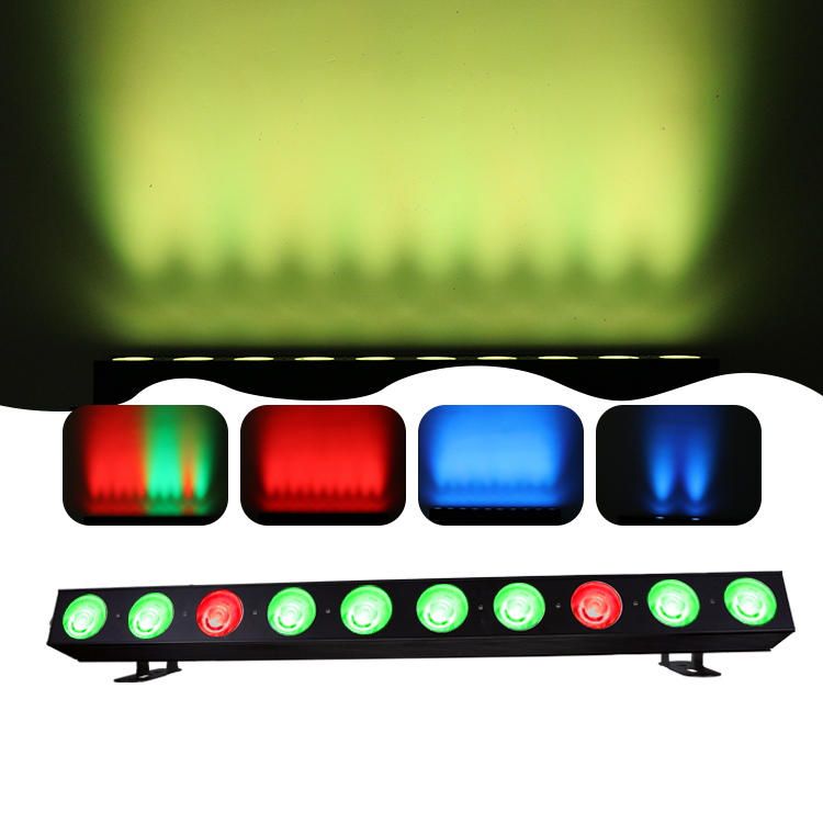 VLTG RGB Dj-бар Dmx, сценический Cob-лучевой светильник 10*45 Вт 30 Вт 50 Вт 3 в 1, светодиодная матричная панель, настенное сценическое освещение