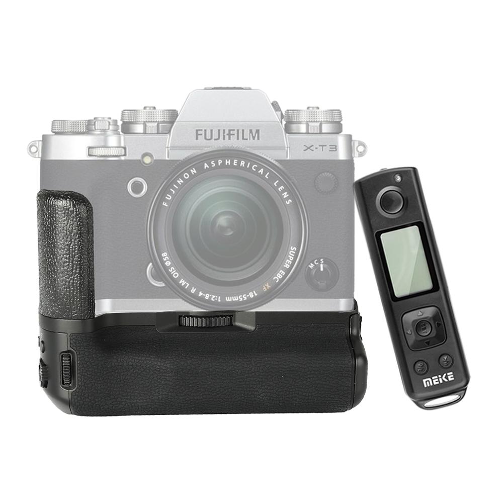 Meike X-T3 Pro Battery Grip with 2.4G Wireless Remote for Fujifilm Fuji X-T3 Camera Battery Holder Handle Grip