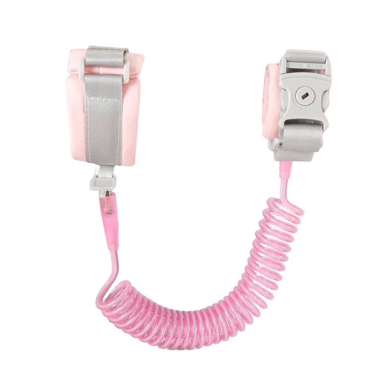 baby safety walking hand belt link bag elastic harness strap rope anti lost wrist band for kids