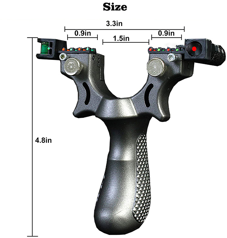 Professional Powerful Steel Slingshot Hunting Slingshot Rubber Tubing Catapult Professional Slingshot