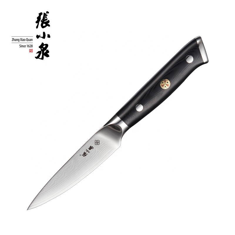 Japanese Vg10 Steel Core Damascus Blade 3.5" Paring Knife