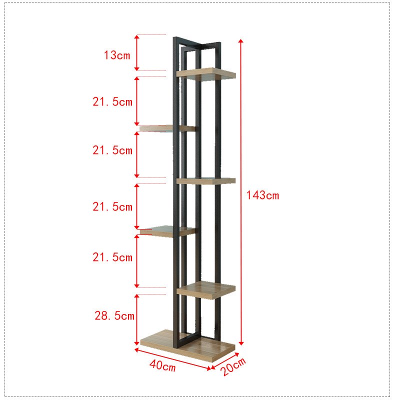 Wooden 5 Tier 6 Potted Plant Stand Decorative Plant Storage Holder Flower Display Rack