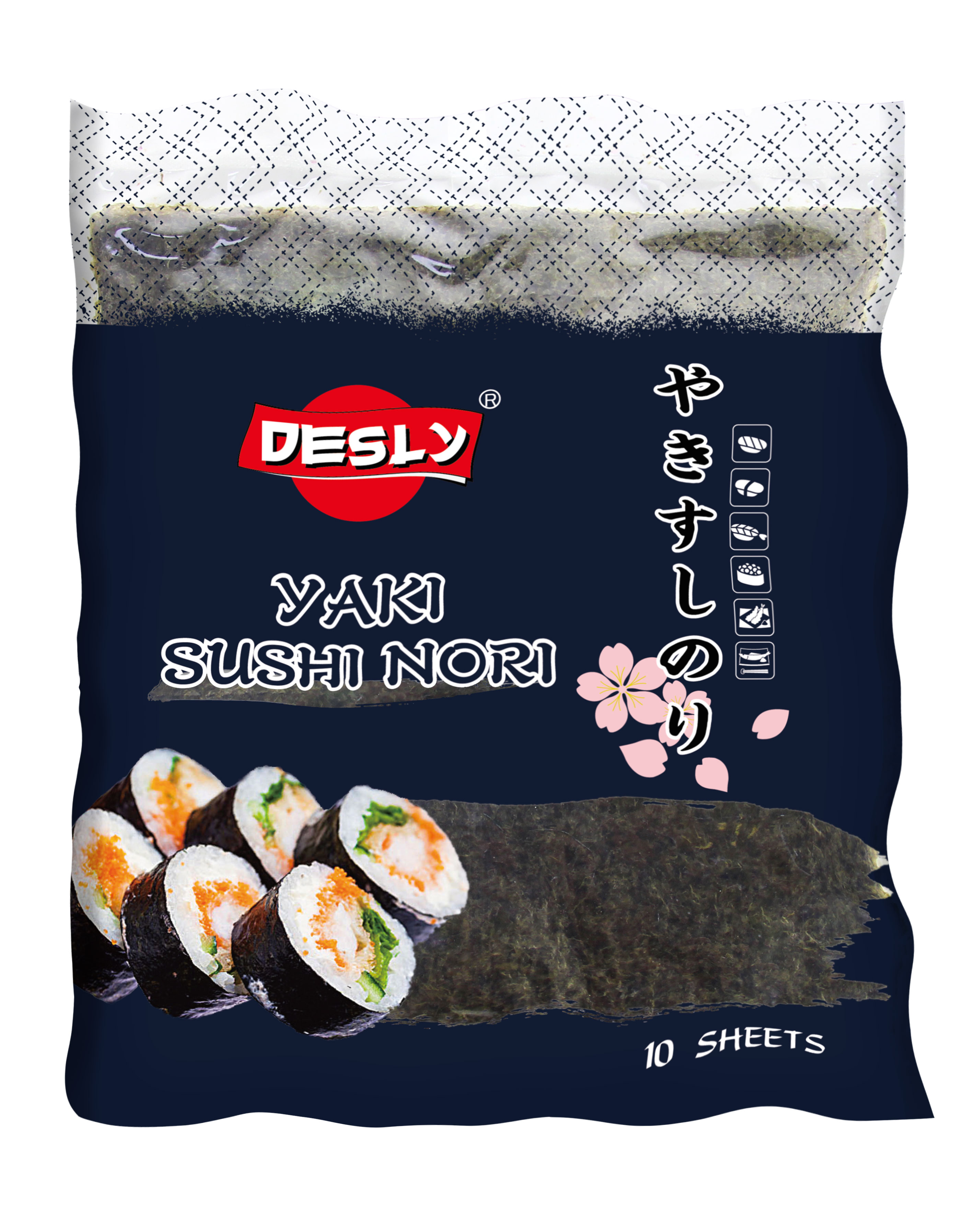 Настоящие японские жареные суши Yaki нори по заводской цене