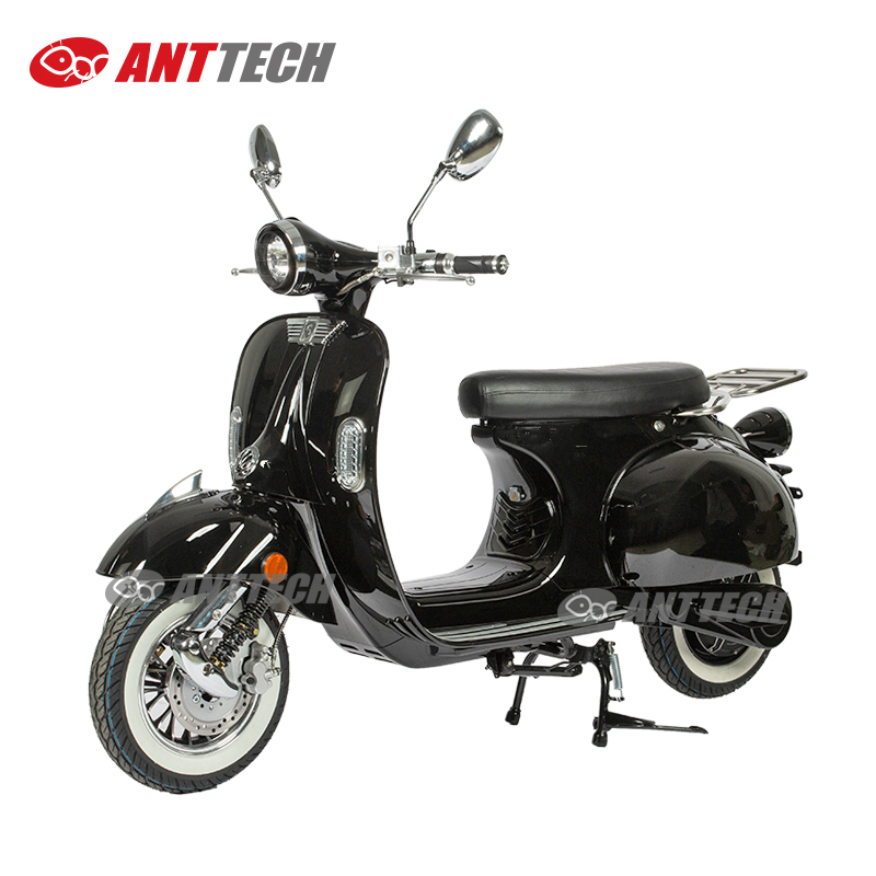 Классический Электрический бензиновый скутер EEC vintage 2000 Вт 60 в 3000 Вт vespa с верхней коробкой Диапазон 90 км для продажи Электрический скутер vespa