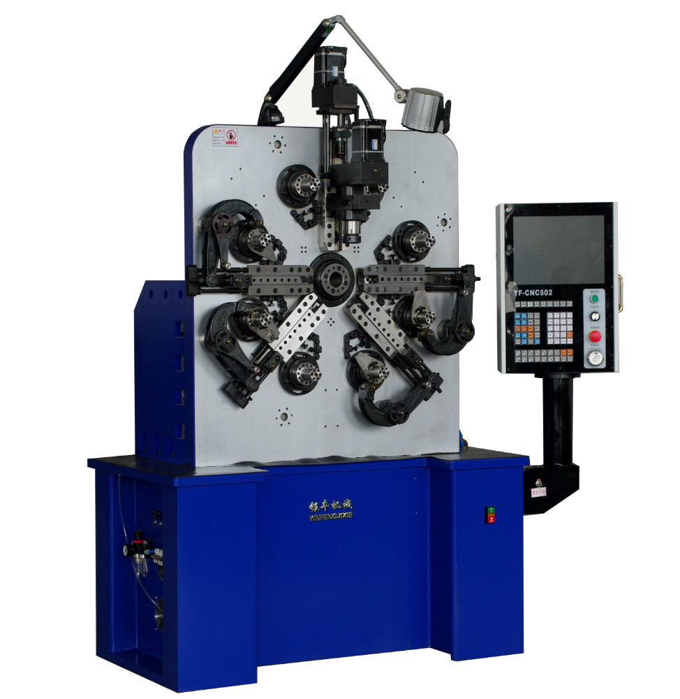 CNC-YF8322 расширение Восемь коготь винт с длинными рукавами со стразами из нержавеющей стальной проволоки горячее предожение спиральная бухтонамоточная машина