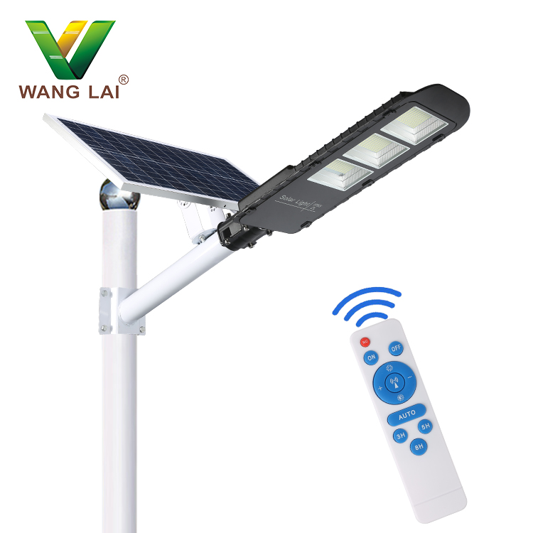 High lumen light control outdoor IP65 waterproof 100w 150w 200w 300w led solar wall lamp