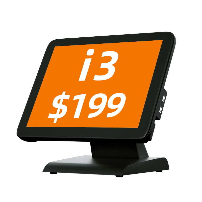 Pos-терминал для ресторана, розничная точка продажи системы, сенсорный экран Windows till i3