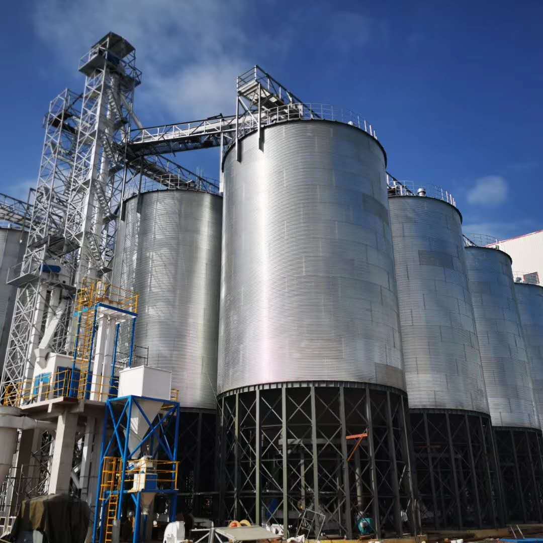 Элеваторов 100/200/500 T оцинкованная сталь в собранном виде силоса
