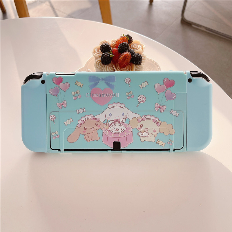 Cartoon Case Cover для Nintendo Switch, Game Player Accessories, Shockproof, Anti с сопротивлением скольжению TPU, OLED Pattern