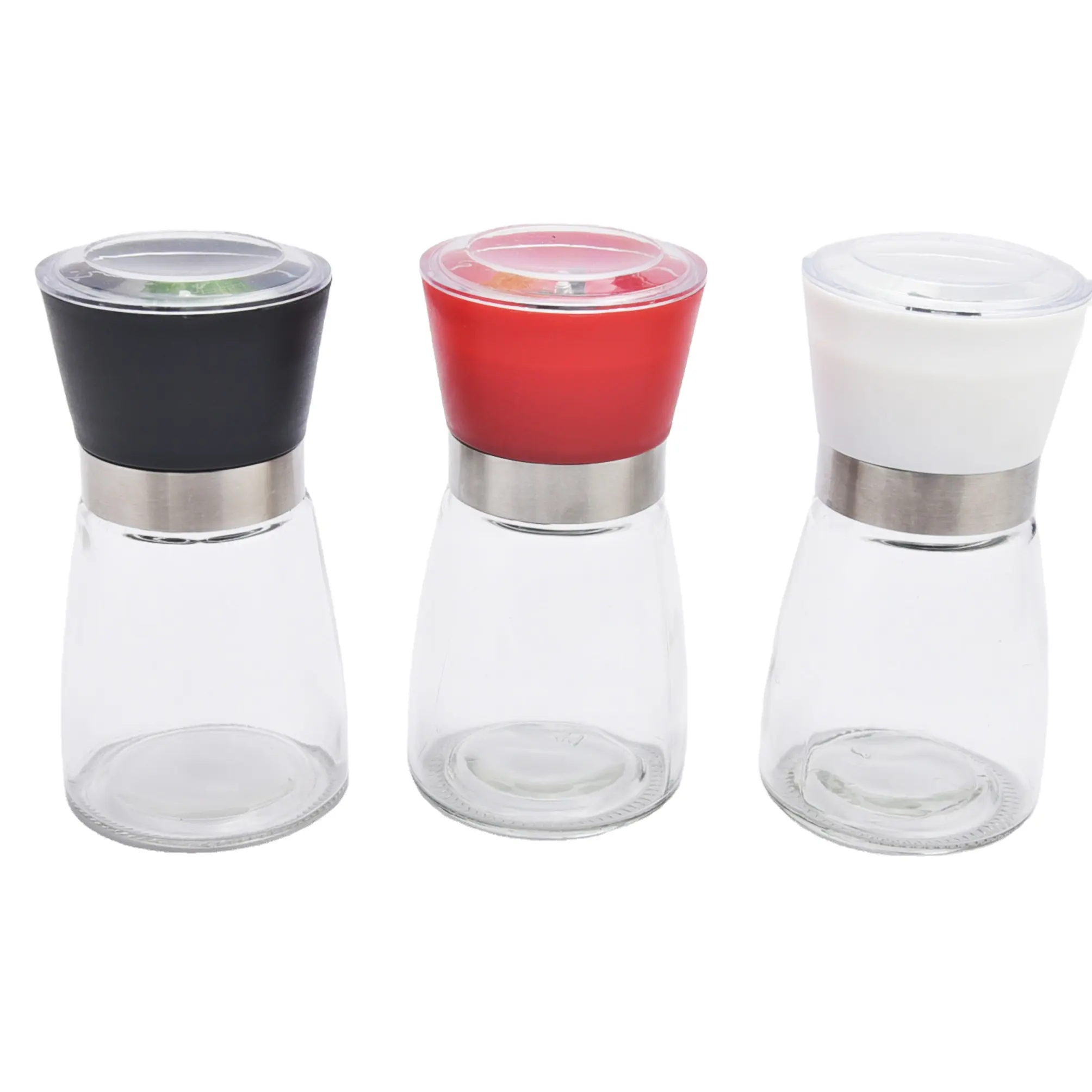 Adjustable ceramic salt pepper grinder rock salt mill manual 6oz spice bottle grinder