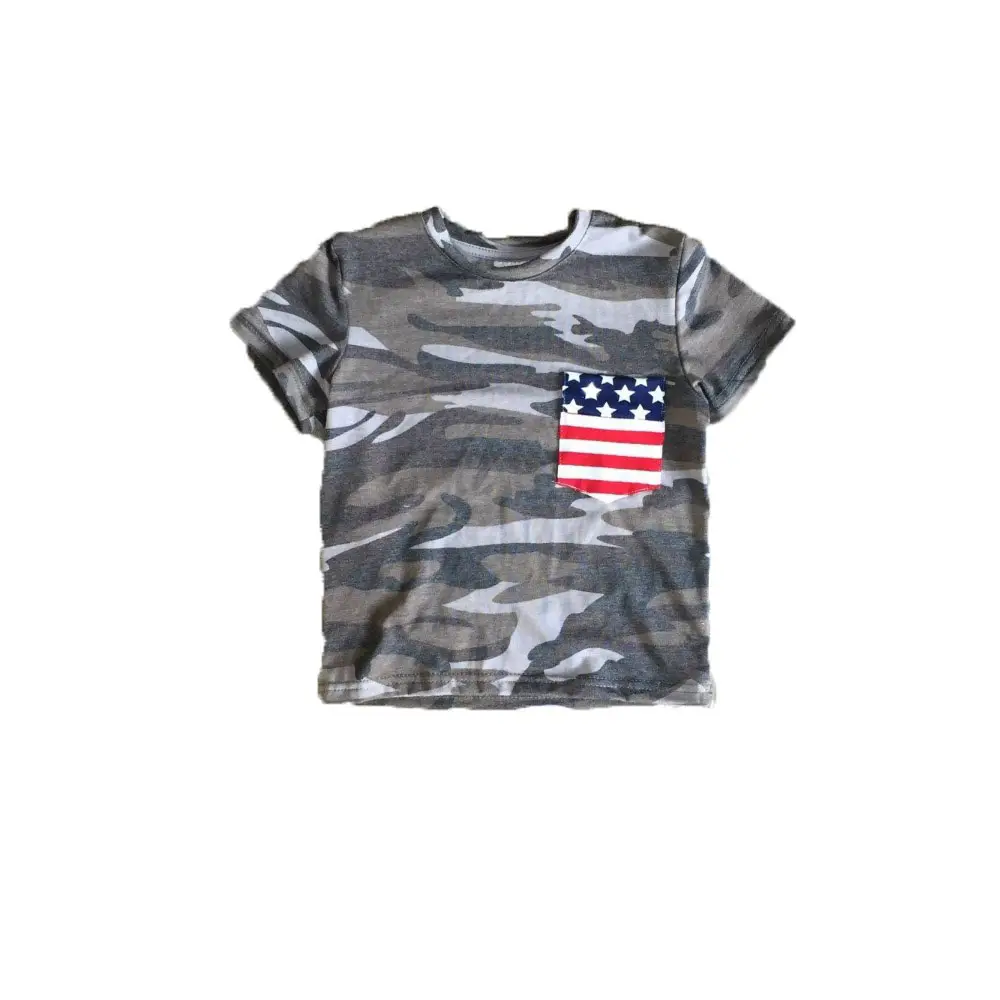 Summer Kids Boy Festival Clothes High Quality Children's Short Sleeve Top Fashion Boutique Hot Sale Styles Baby Clothes