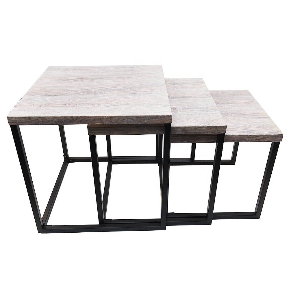 HLD-8339 set of 3 nordic and modern side table for living room made in China