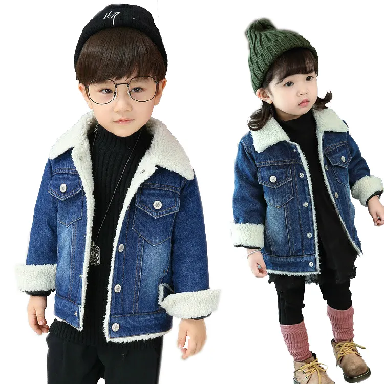 Toddler Plus Velvet Fashion Kids Children Winter Coats Clothing Baby Boys Jackets Warm Coat