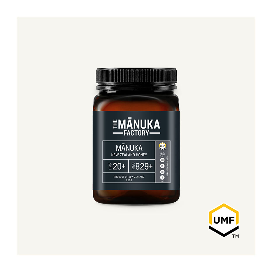 Фабрика Manuka, MGO 829 [UMF 20 +] банка 250 г, Новая Зеландия, здоровье и оздоровление, бренд Manuka Honey мпай, стандарт экспорта