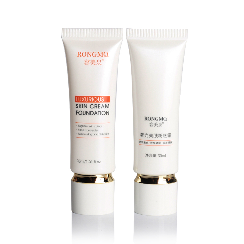 30ml 50ml Sun Cream/Facial Cleanser Soft Container Tube For Skincare Squeeze Packaging Plastic PE Cosmetic Tube