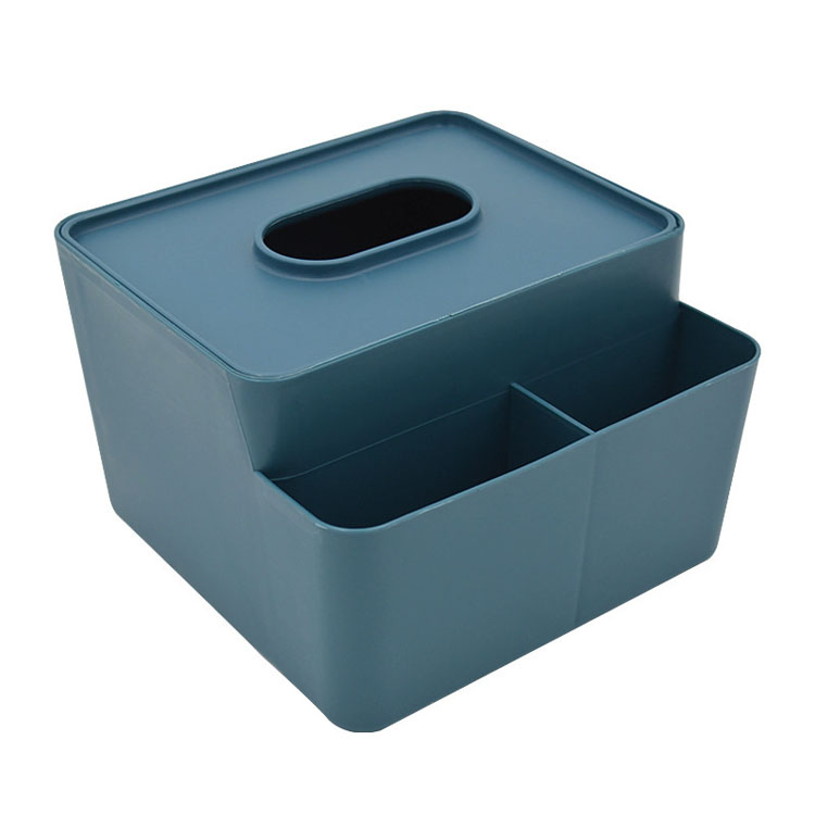 Multi-function Simple Household Living Room Desktop Storage Tissue Box With Storage Remote Control Box