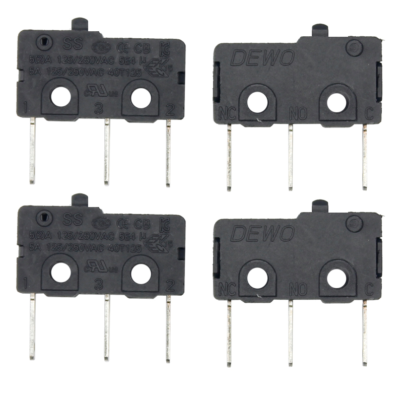 AC 250V 5A SPDT 1NO 1NC Мгновенный шарнирный роликовый рычаг микро-переключатели 3 контакта