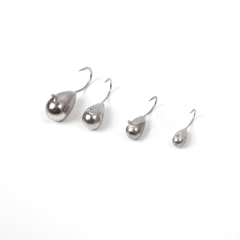 Wholesale ice fishing tear drop ice jig tungsten ice jig