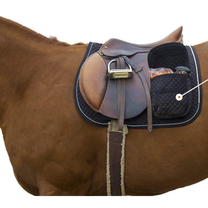Heavy Weight Nylon Oxford Polyester Horse Saddle Pad Stable Winter Breathable Waterproof Horse Saddle Pad for Winter