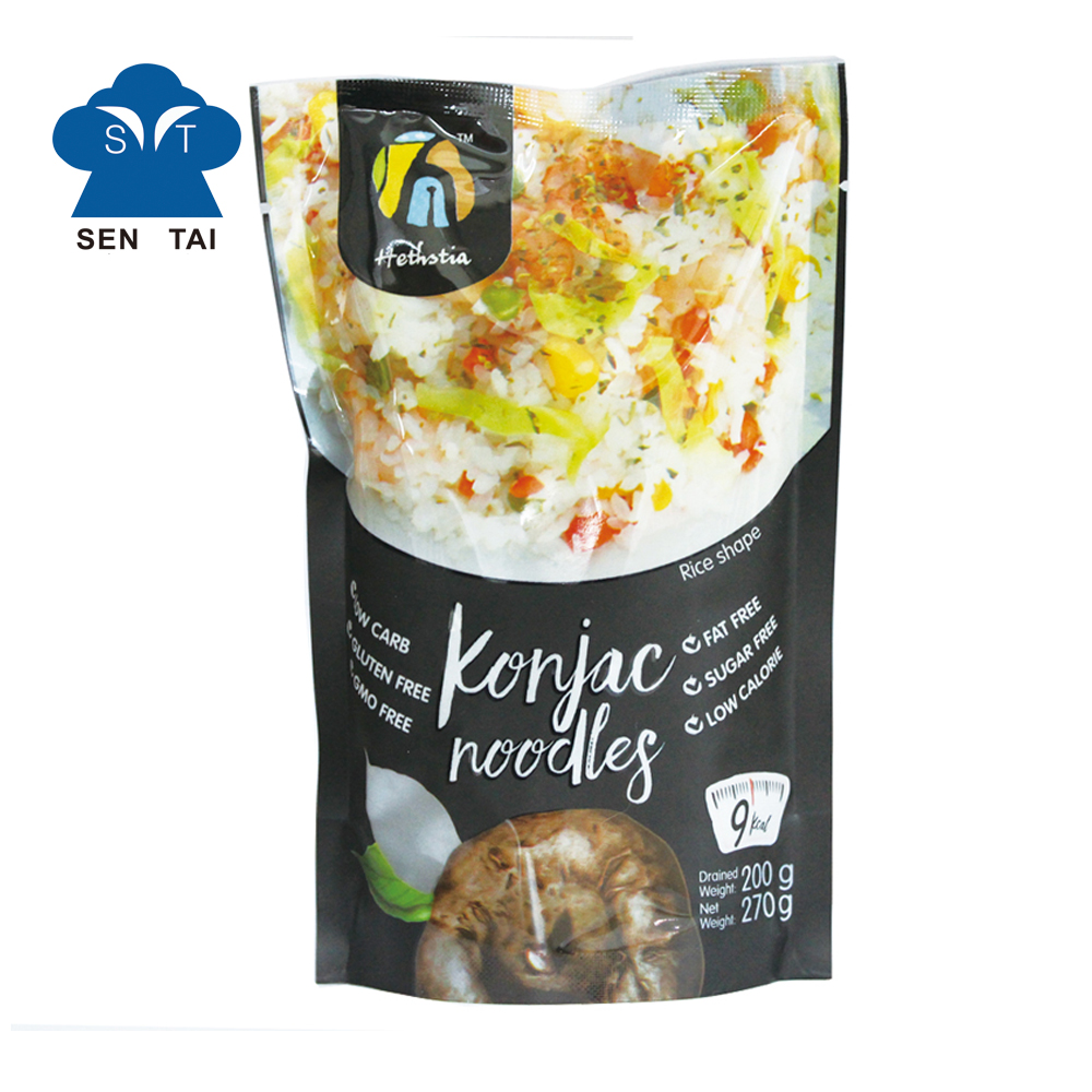 Безглютеновая пища konjac мгновенный рис/рис shirataki с низкой калорийностью