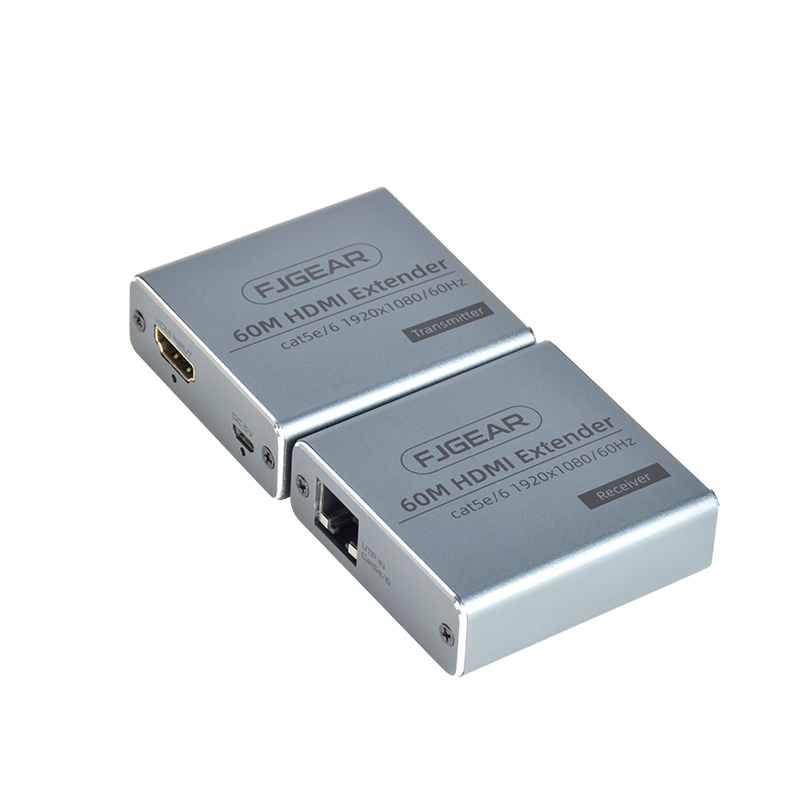 Домашний удлинитель аудио и видео fjgear hdmi Kvm Hdmi кабель Hdtv Hd hdmi 60 mtr удлинитель передатчик и приемник с ip