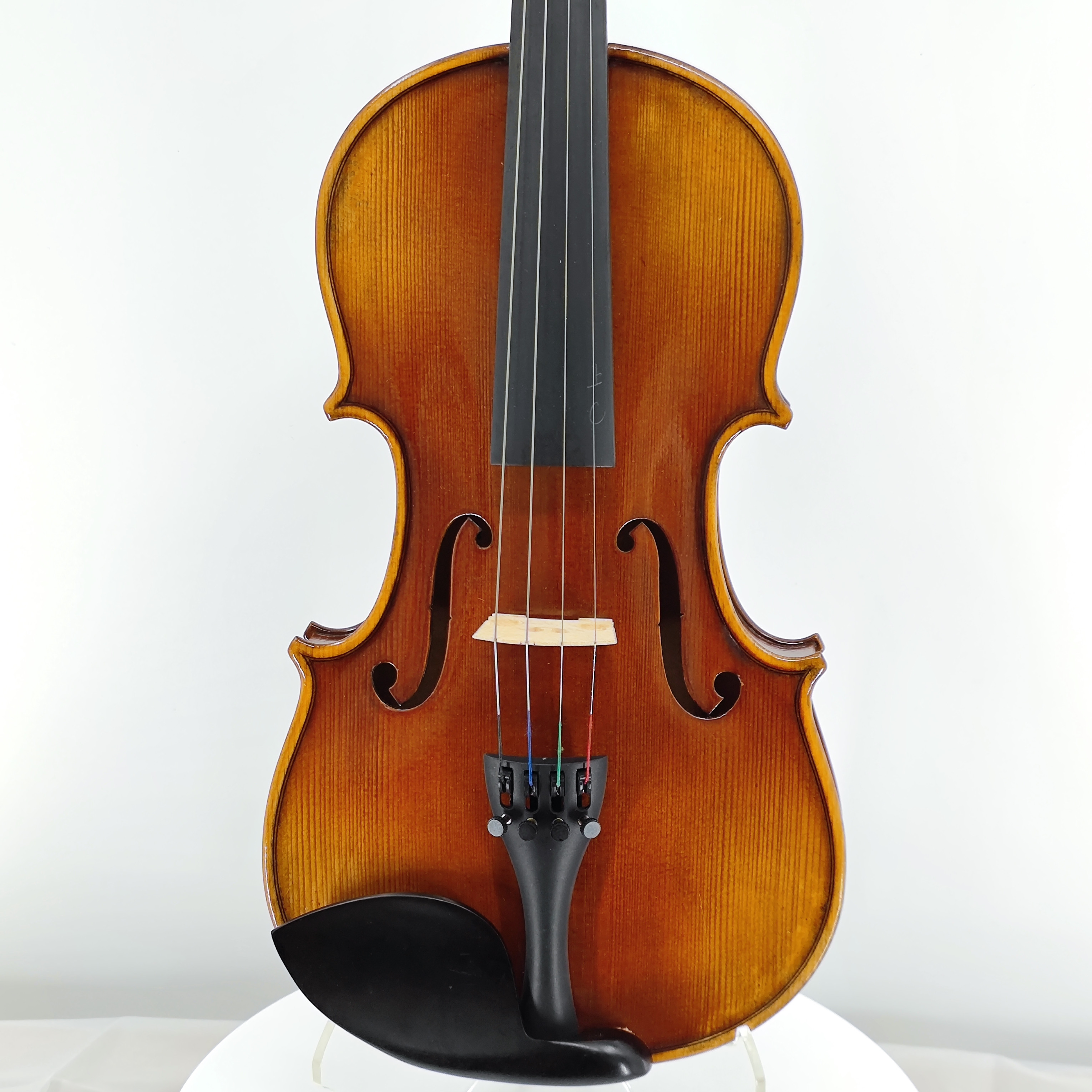 Factory Hot Sale Student Solidwood Violin for Ebony Pegs Case Top Accessories Bow Handmade Violin