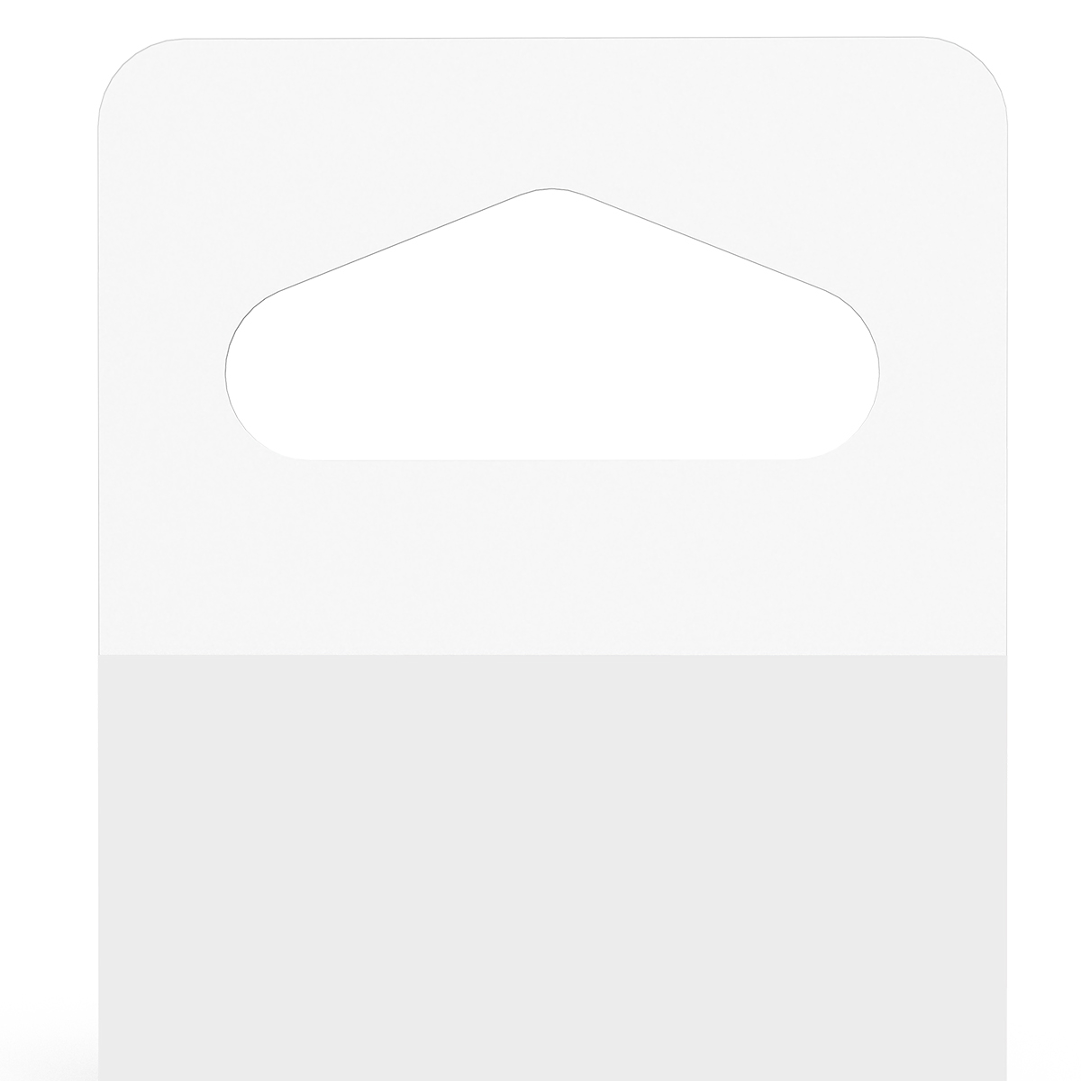 Practical Pvc Adhesion Hang Tab For Supermarkets