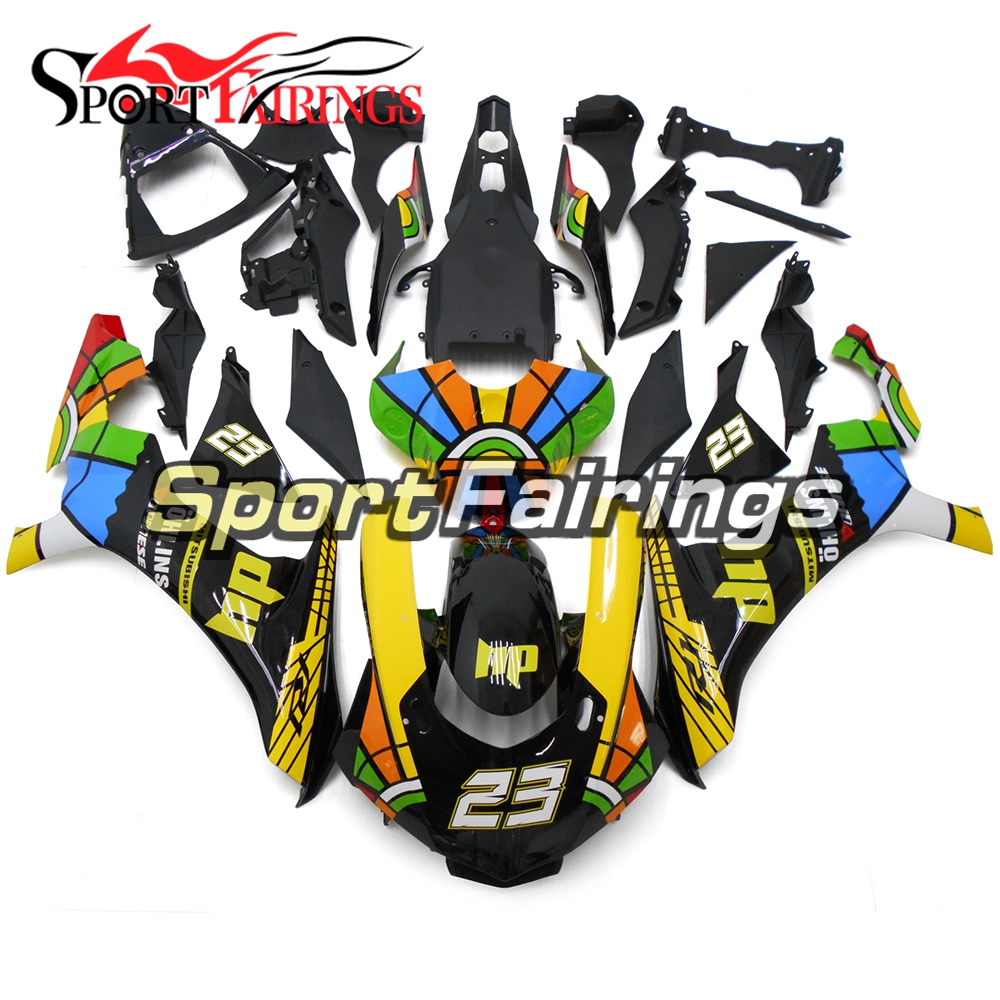 Красочные Обтекатели No.23 подходят для Yamaha YZF1000 R1 2015 2016 2017 2018 2019 ABS инъекция Sportbike комплект кузов