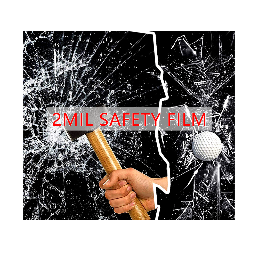 2mi Safety And security Film Glass Tint Anti Explosion Anti Blast Glass Building Film
