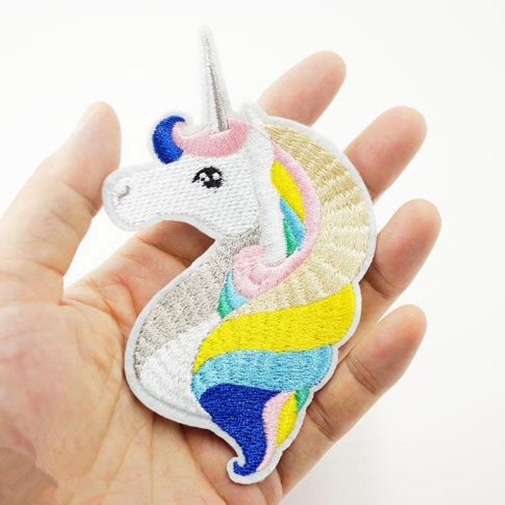 Unicorn DIY Cloth Badges Patch Embroidered Applique Sewing Patches Clothes Stickers Apparel Accessories