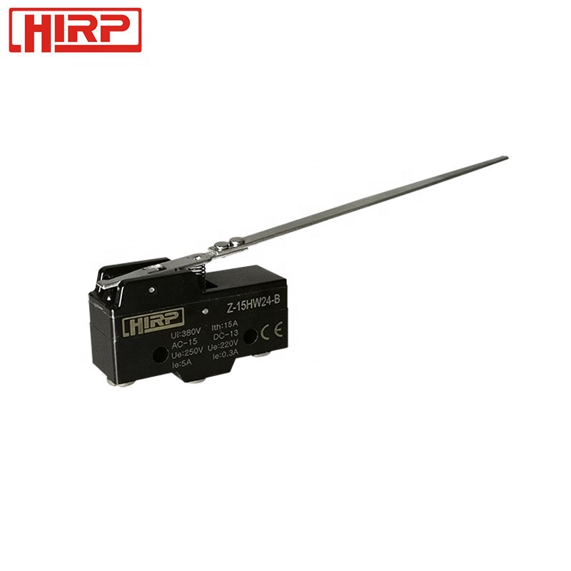 electronic micro switch with hinge lever