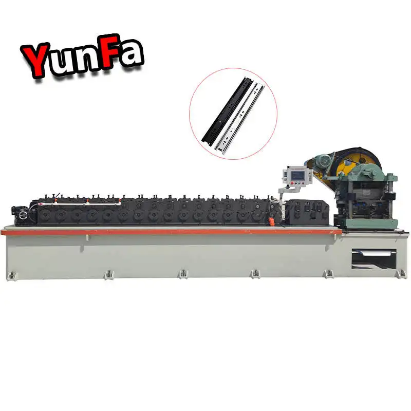 heavy duty automatic telescopic channel roll forming making machinery drawer slide machine sliding rail