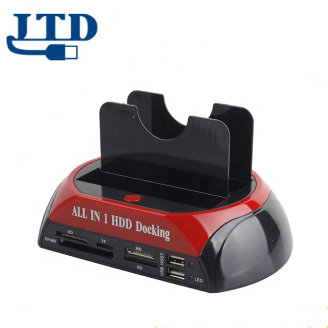 Док-станция для внешних жестких дисков с USB 3,0 на SATA Dual Bay, с функцией офлайн клонирования и кардридером, USB-концентратор, для 2,5 3,5 дюймов