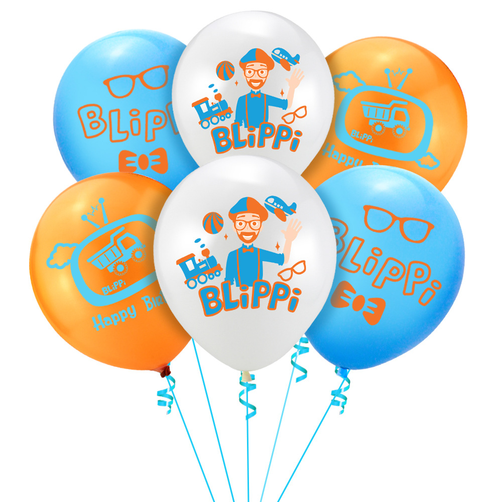 Blippi Happy Birthday Decoration Party Supplies Decorations Set