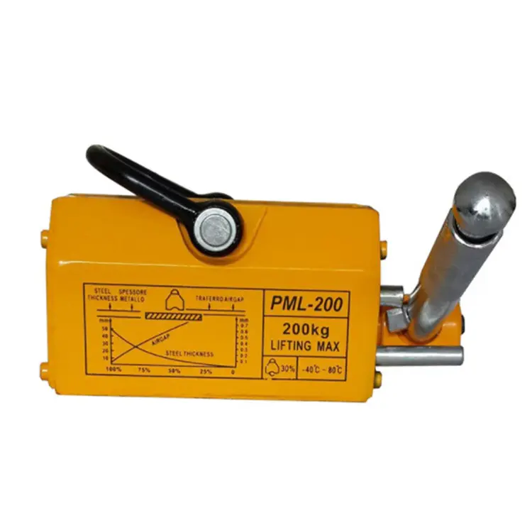 Permanent Magnetic Plate Lifter 200KG Permanent Magnet Jack Chunk Magnet Lifting Device