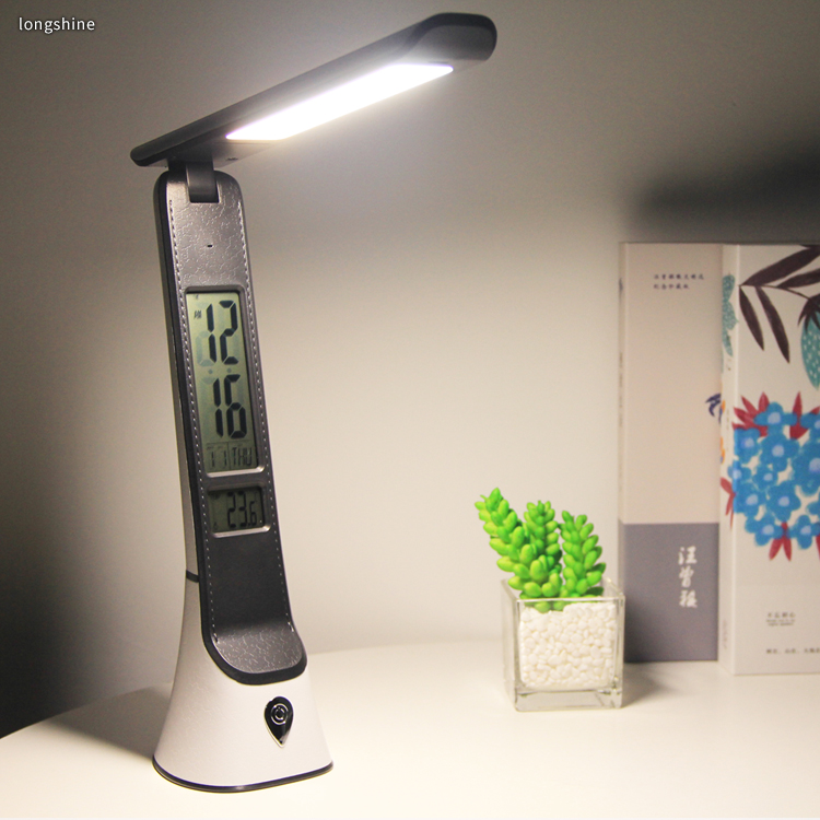 Перезаряжаемые календарь сенсорный диммер led Настольная лампа w/usb порт зарядки производители прикроватный стол свет