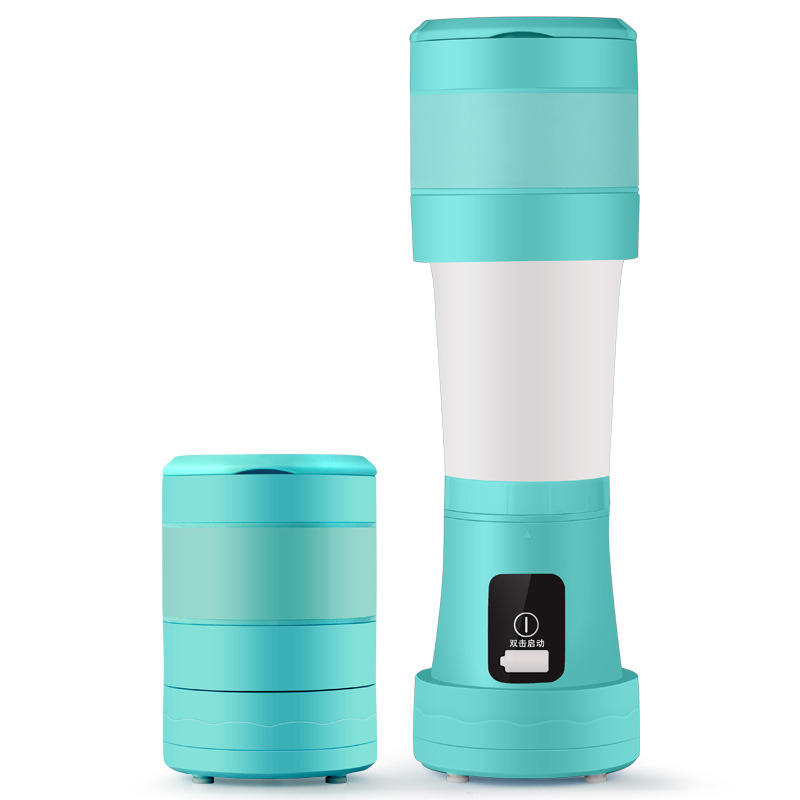 Складной мини-блендер AAA163 с USB, кухонный миксер с 6 лезвиями, гибкая уличная соковыжималка, электрическая портативная складная соковыжималка