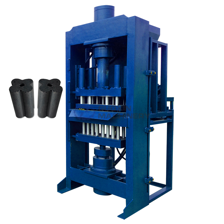 Hydraulic charcoal briquette press making machine made in China