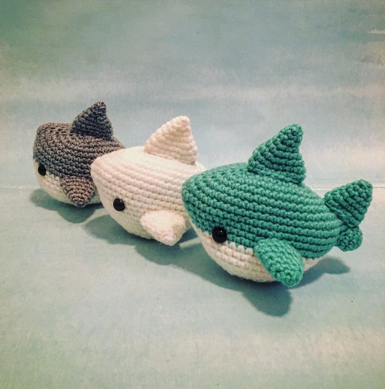 DIY Crochet Kit Shark Amigurumi Luxury Crochet Kit Complete Beginner Kit