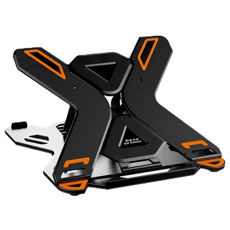 2021 Computer Accessories Portable Simple Adjustable Laptop Cooling Bracket Computer Cooler Pad Stand With Phone Holder